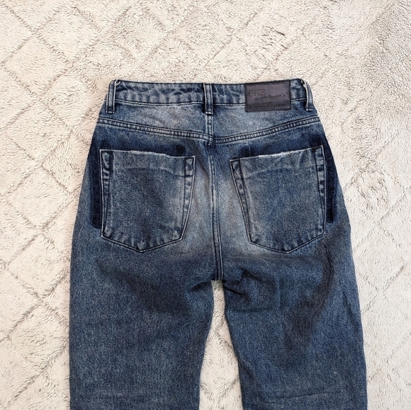 One by Oneteaspoon High Waist Awesome Baggies Jeans Women's 26 Relaxed Fit - Picture 7 of 8